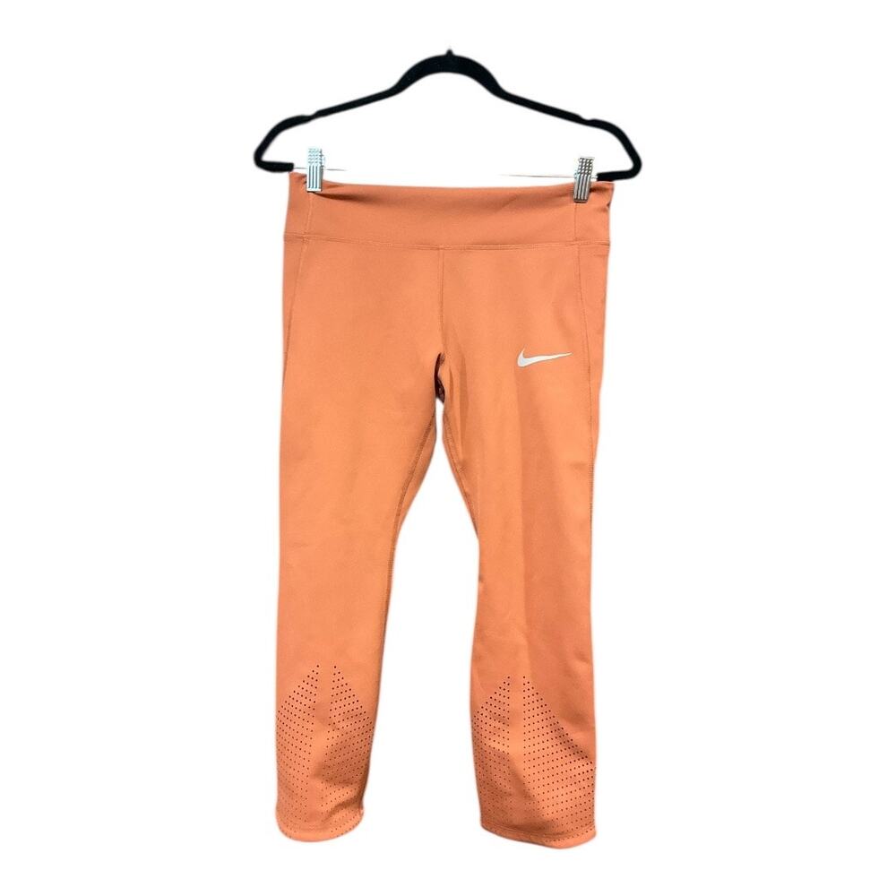 Nike Leggings Large Orange Crop